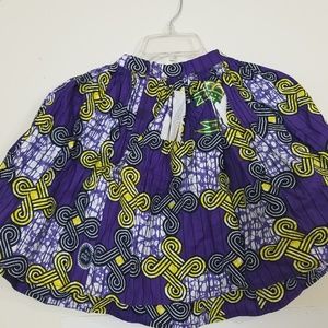 African Print Skirt Set- Children